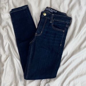 Women’s American eagle jeggings dark blue